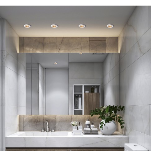 Luminaire LED encastré étanche pour salle de bain et salon