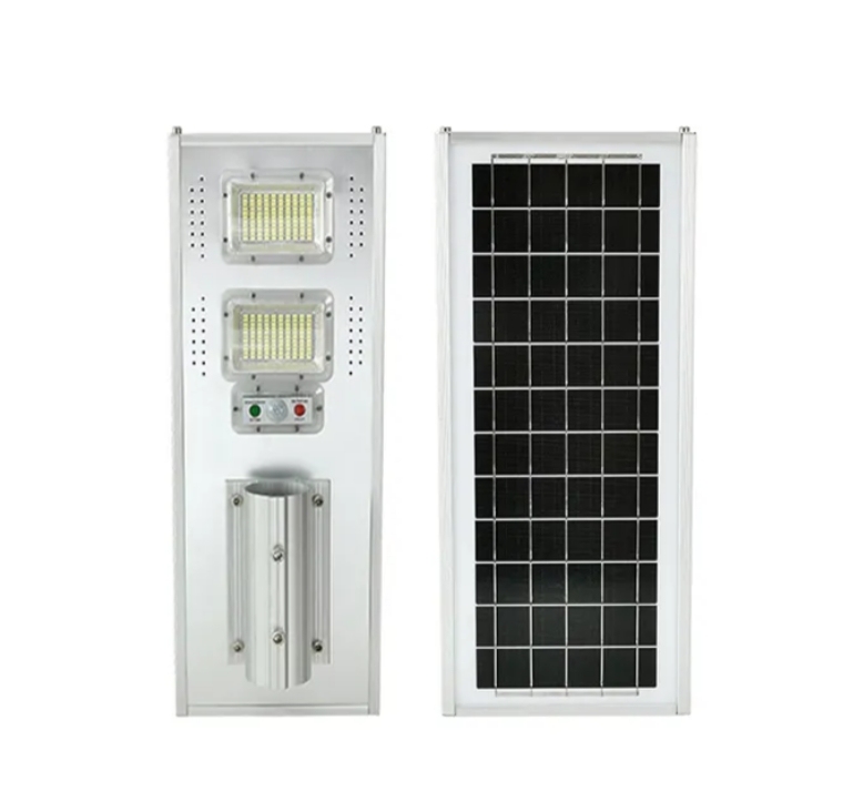 Lampadaire solaire d'extérieur à LED Unilumin avec télécommande à 360 degrés, 80 W, 60 W, 1 000 W, 160 W, 500 W, 200 W, 170 lm/W, tout-en-un