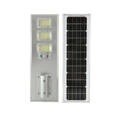 Lampadaire solaire d'extérieur à LED Unilumin avec télécommande à 360 degrés, 80 W, 60 W, 1 000 W, 160 W, 500 W, 200 W, 170 lm/W, tout-en-un