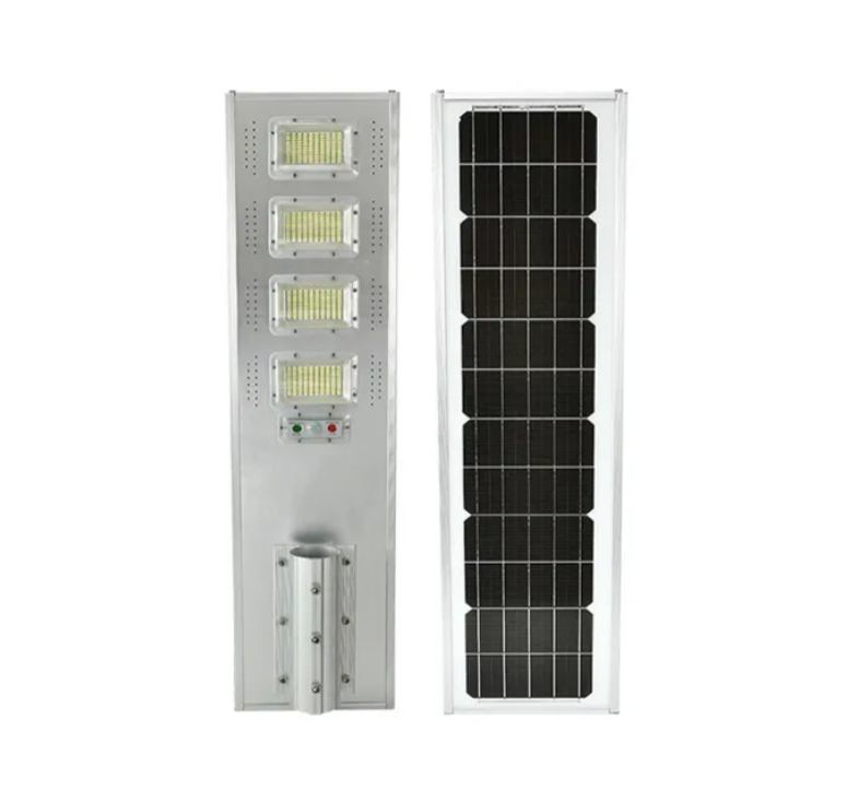 Lampadaire solaire d'extérieur à LED Unilumin avec télécommande à 360 degrés, 80 W, 60 W, 1 000 W, 160 W, 500 W, 200 W, 170 lm/W, tout-en-un