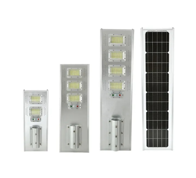 Lampadaire solaire d'extérieur à LED Unilumin avec télécommande à 360 degrés, 80 W, 60 W, 1 000 W, 160 W, 500 W, 200 W, 170 lm/W, tout-en-un