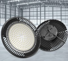 Éclairage industriel commercial 100 W 150 W 200 W IP65 rond UFO LED High Bay Light entrepôt atelier Highbay Lamp