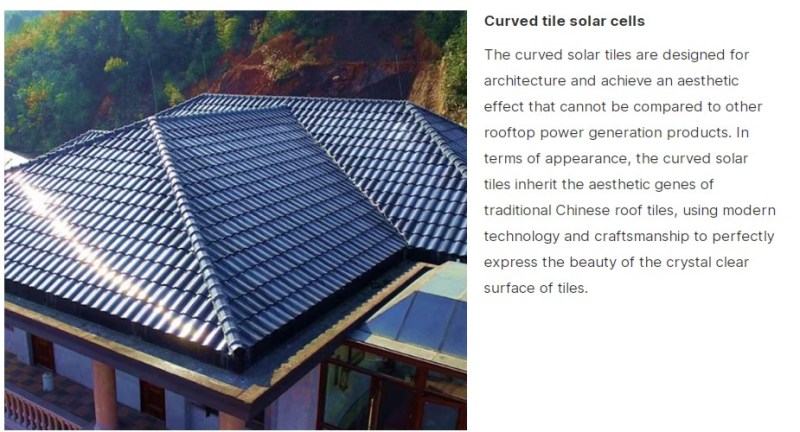 Panneau solaire incurvé de haute qualité pour toit de maison, 30 W