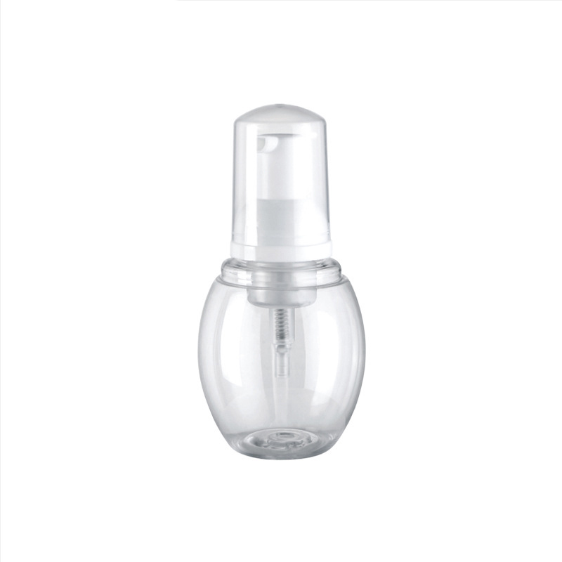 Stock New Design 100ml 120ml 4oz Clear Plastic PET PCR Foam Bottle Baby Shower Gel Press Bubble Bottle Wholesale Cosmetic Spray Perfume Bottle Manufacturer Factory Supplier