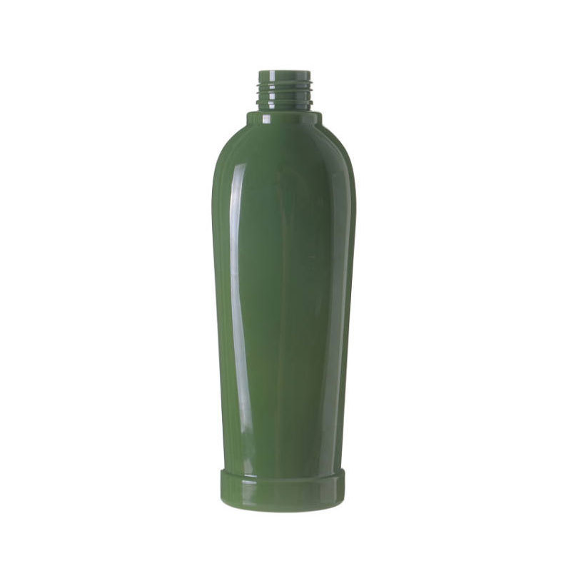 Stock 250ml 8oz Clear Green Plastic PET PCR Shampoo Lotion Cosmetic Bottle With Pump Manufacturer Wholesale Factory Supplier