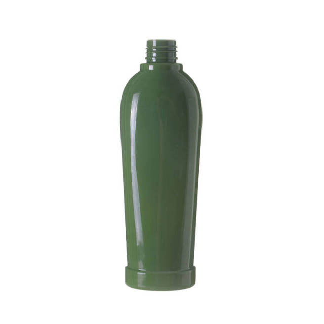 Stock 250ml 8oz Clear Green Plastic PET PCR Shampoo Lotion Cosmetic Bottle With Pump Manufacturer Wholesale Factory Supplier