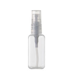 Stock 30ml 1oz Clear Transparent Plastic PET 0-100% PCR spray Bottle Cosmetic Travel Toner Water Bottle Manufacturer Wholesale Factory Supplier