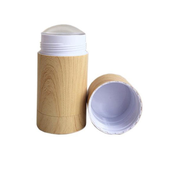 30g 50g 75g ECO friendly 2.5oz Bamboo Stick Deodorant Container Wooden Finish Stick Biodegardable Tube Manufacturer Wholesale Factory Supplier