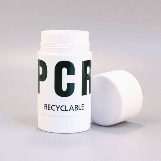 30g 50g 75g ECO Friendly 0-100% PCR Stick Deodorant Container Recycled Material PP Round Finish Stick Biodegardable Tube Manufacturer Wholesale Factory Supplier