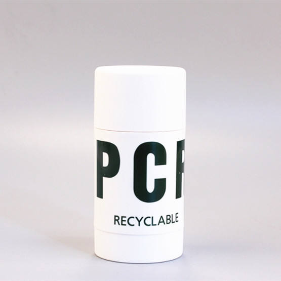 30g 50g 75g ECO Friendly 0-100% PCR Stick Deodorant Container Recycled Material PP Round Finish Stick Biodegardable Tube Manufacturer Wholesale Factory Supplier
