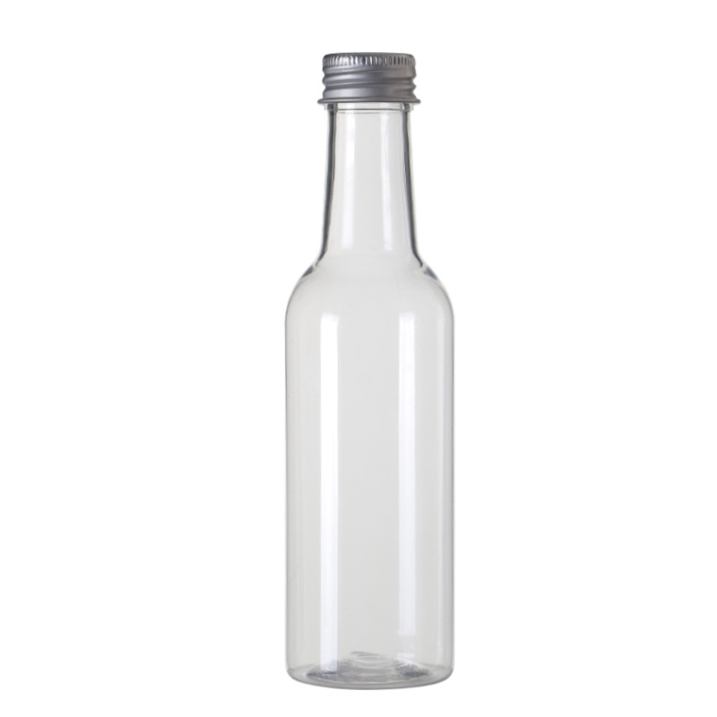Stock 150ml-1l Plastic Pet Empty Bottle 5oz 4oz 8oz 16oz 32oz 0-100% PCR Packaging Material Juice Milk Beverage PET Bottle Manufacturer Wholesale Factory Supplier