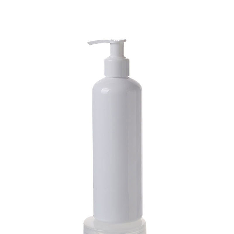Stock 300ml 10oz Customized Bottle Daily Chemical Shampoo Shower Bath Press Bottle 0-100% PCR White Lotion Bottle With Pump Manufacturer Wholesale Factory Supplier