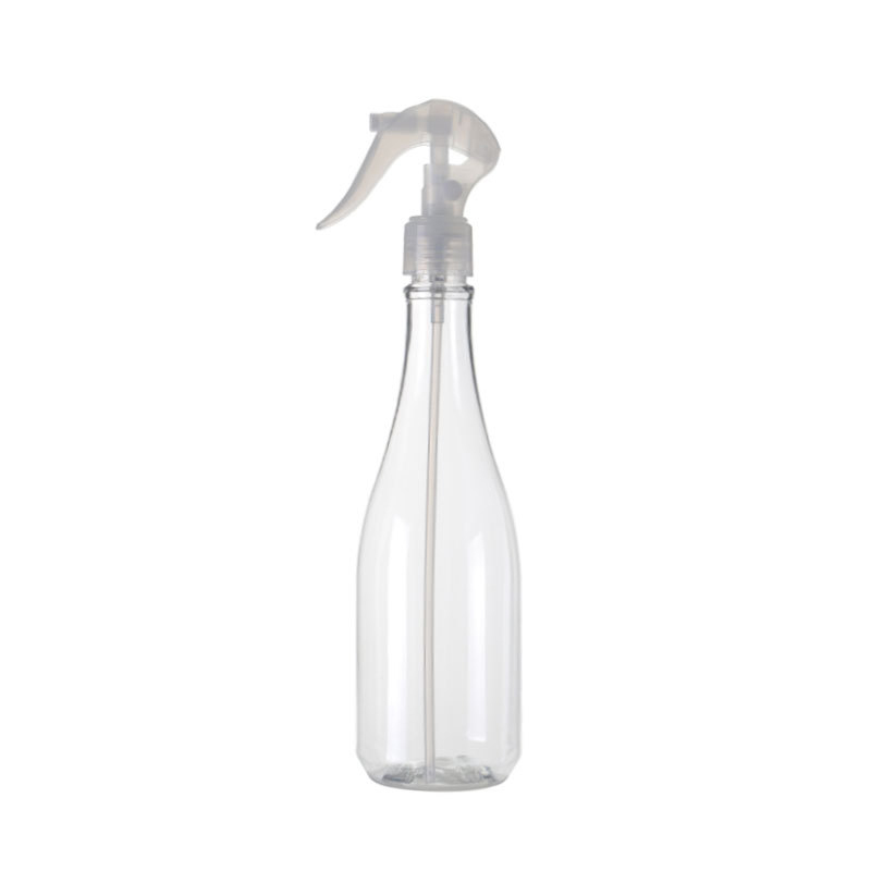 Stock 12oz 360ml Transparent Empty New Toner Spray Bottle Push-type PET Anti-virus Gun bottle 0-100% PCR Manufacturer Wholesale Factory Supplier