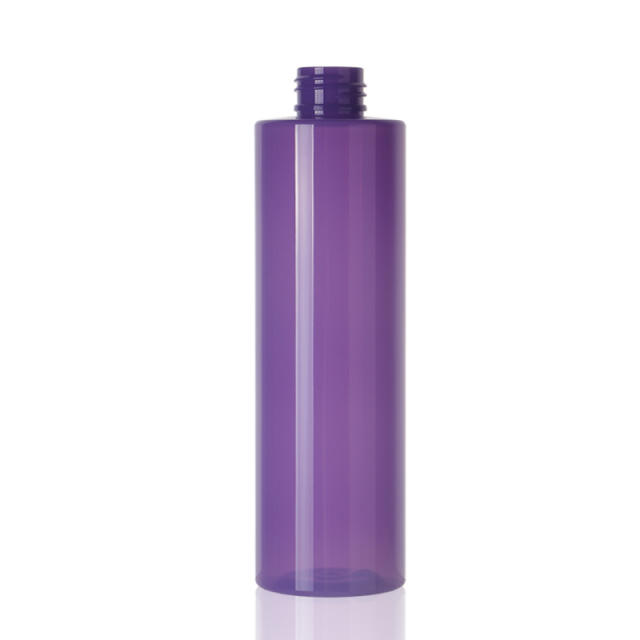 Stock Latex Empty 60ml 80ml 100ml 120ml 150ml 200ml 250ml Shampoo Plain Shoulder Cylinder Plastic Bottle Foundation Powder PET Pressed Bottle 0-100% PCR With Pump Manufacturer Wholesale Factory Supplier