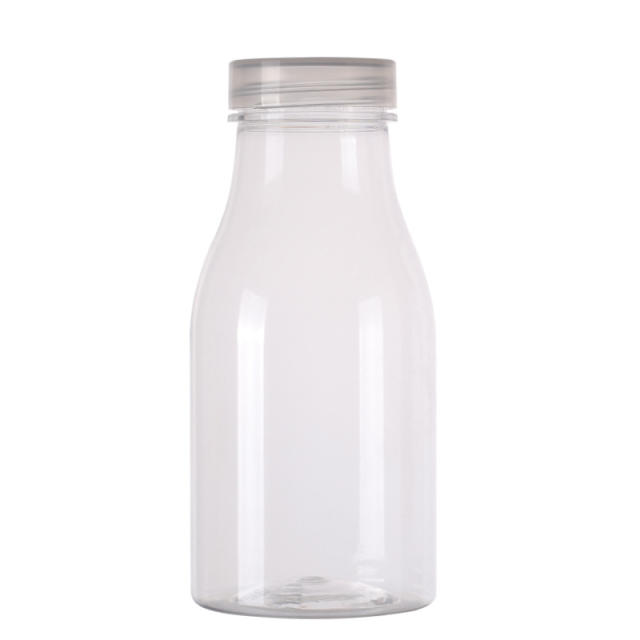 Stock 200ml 300ml 10oz Clear Empty Packaging Material Beverage Bottle Bath Salt Milk Juice bottle 0-100% PCR Manufacturer Wholesale Factory Supplier