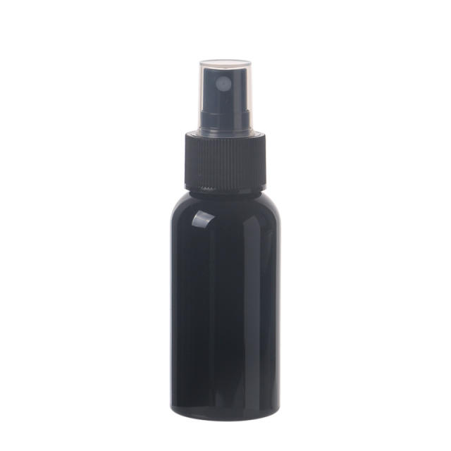 Stock Clear Empty Toner Plastic Bottle 100ml Cylindrical Spray Bottle PET Skin Care Product Package 0-100% PCR Manufacturer Wholesale Factory Supplier