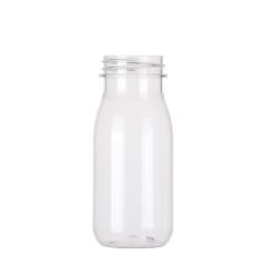 Stock 200ml 300ml 10oz Clear Empty Packaging Material Beverage Bottle Bath Salt Milk Juice bottle 0-100% PCR Manufacturer Wholesale Factory Supplier
