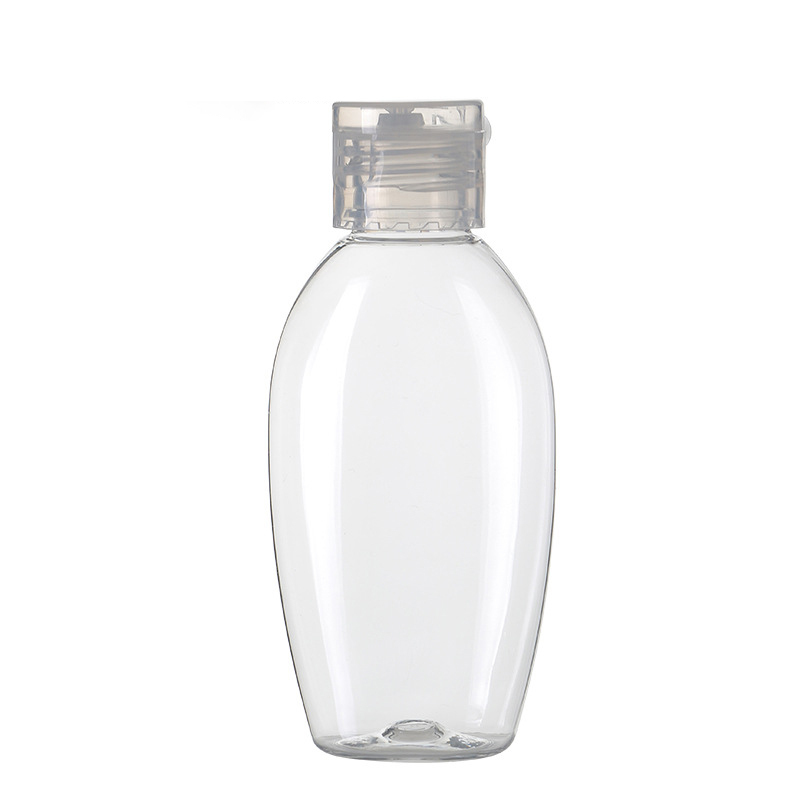 Stock 50ml Clear Empty Emulsion Bottle Perfume Spray Bottle Portable Hand Sanitizer bottling with Flip Top Cap 0-100% PCR Manufacturer Wholesale Factory Supplier