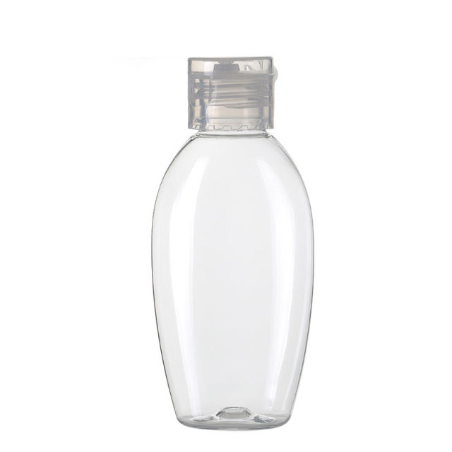 Stock 50ml Clear Empty Emulsion Bottle Perfume Spray Bottle Portable Hand Sanitizer bottling with Flip Top Cap 0-100% PCR Manufacturer Wholesale Factory Supplier