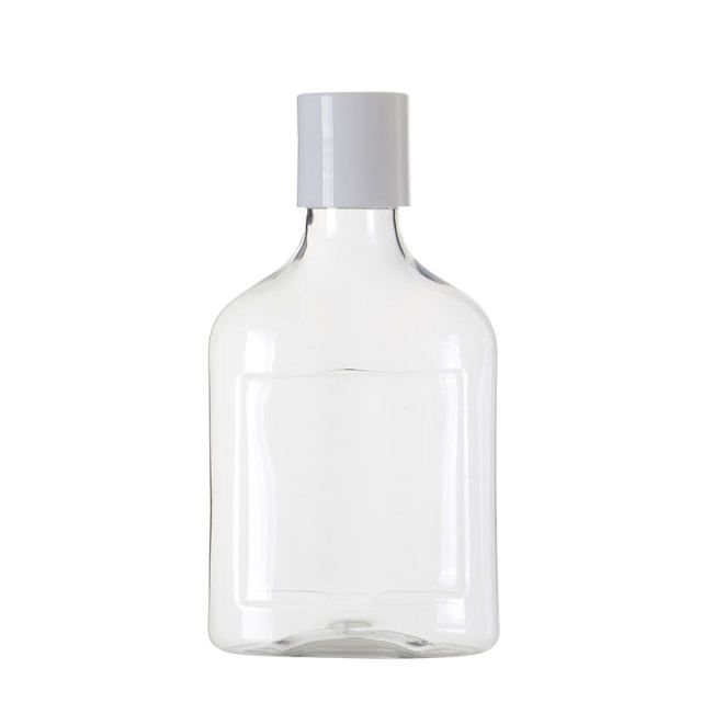 Stock 150ml 250ml 8oz empty PET Clear Skin Lotion Emulsion Travel bottle With Aluminum Screw Cap 0-100% PCR Manufacturer Wholesale Factory Supplier