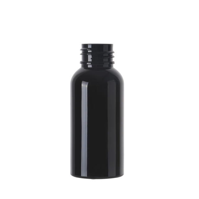 Stock Empty 50-500ml Black White Amber Round Spray Essential Oil Bottle Shampoo Bath Press Bottle 0-100% PCR Manufacturer Wholesale Factory Supplier