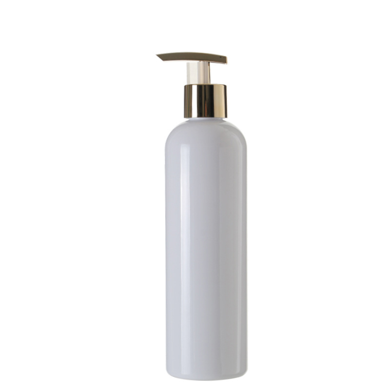 Stock Empty 50-500ml Black White Amber Round Spray Essential Oil Bottle Shampoo Bath Press Bottle 0-100% PCR Manufacturer Wholesale Factory Supplier