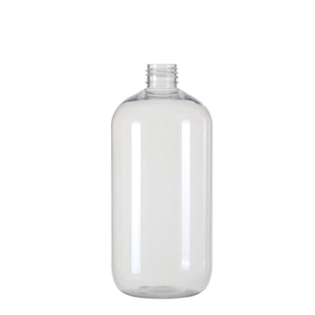 Stock empty 12oz 360ml Clear White Transparent Shampoo Shower Gel Lotion Bottle With Pump 0-100% PCR Manufacturer Wholesale Factory Supplier