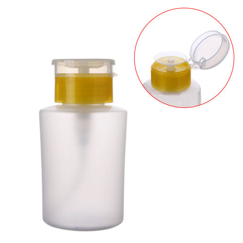 Stock 150ml Nail Polish Remover Dispenser Bottle Push Down Empty Container Lockable Pump Clear For Cosmetic Nail Polish And Makeup Manufacturer Wholesale Supplier Factory