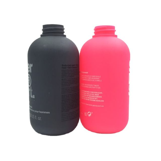 Stock 8oz 250ml Empty Frost Surface Boston Round Plastic PE Lotion Bottle Plastic Shampoo Cosmetic Bottle Manufacturer Wholesale Supplier Factory