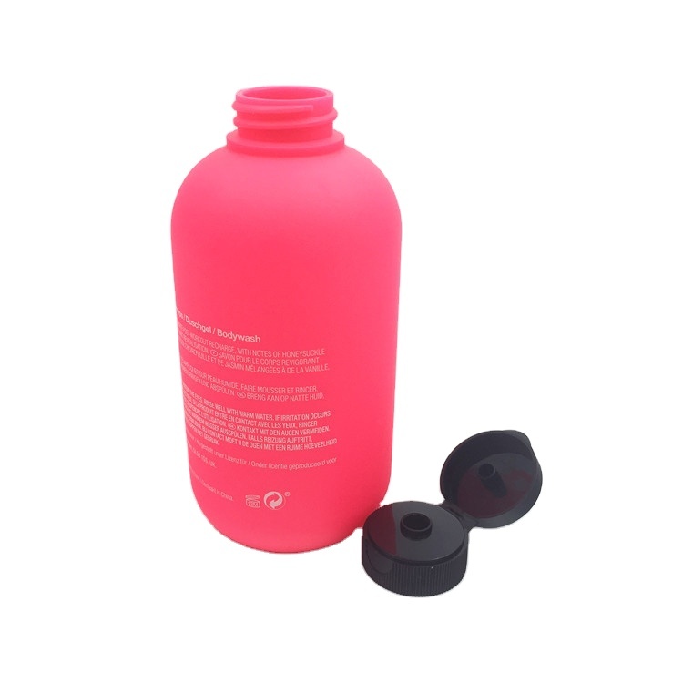Stock 8oz 250ml Empty Frost Surface Boston Round Plastic PE Lotion Bottle Plastic Shampoo Cosmetic Bottle Manufacturer Wholesale Supplier Factory