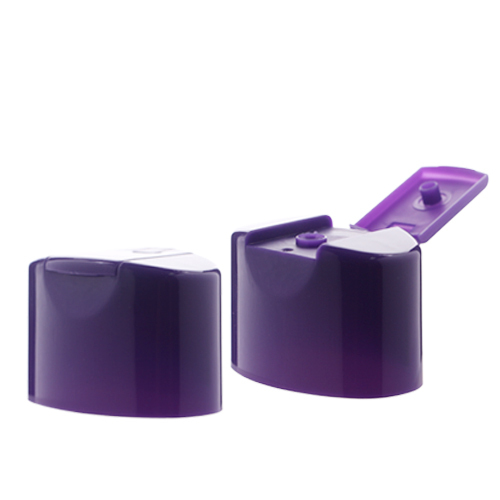 stock Shampoo purple Oval Flip Top Honey Cap 24mm 28mm Snap on Honey Cap manufacturer wholesale supplier factory