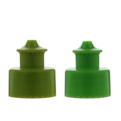 stock 24/410 28/410 plastic screw sport water bottle push pull cover cap wholesale manufacturer supplier factory