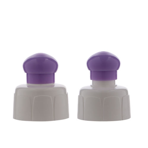 Stock 28mm 28/410 Plastic Push-Pull Screw cap Lide for PET Bottle manufacturer wholesale factory supplier