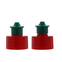 stock plastic screw sport water bottle push pull cover cap manufacturer wholesale supplier factory