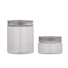 stock plastic PET cream jar with Aluminum cap Manufacturer Wholesale Factory Supplier