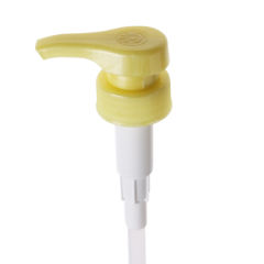 stock 33/410 yellow Lotion pump left-right locked pump Manufacturer Wholesale Factory Supplier