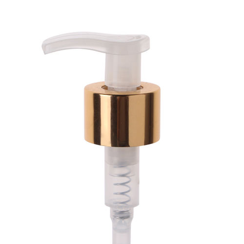 stock 24/410 plastic gold Lotion pump left right lock Manufacturer Wholesale Factory Supplier