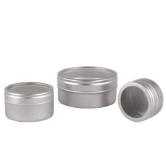 stock Aluminum cream jar with Window slide cap 5g,10g, 15g, 20g, 25g, 50g manufacturer wholesale supplier factory