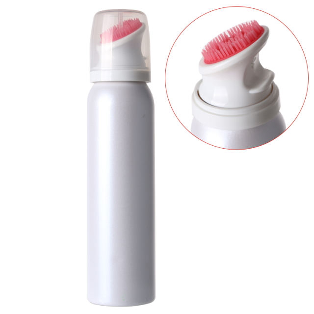 Aluminum bottle with silicone brush pump 4oz 120ml manufacturer wholesale supplier factory