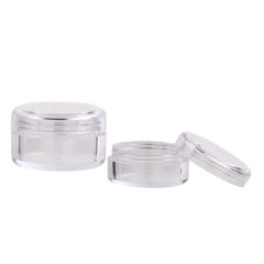 stock 3ml, 5ml, 10ml mini  PS cosmetic jar Manufacturer Wholesale Factory Supplier