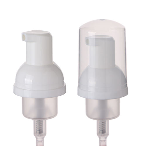 stock white clear 30mm plastic Foam pump with overcap Manufacturer Wholesale Factory Supplier