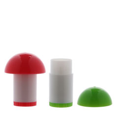 stock plastic pp 2.5g,3.8g mushroom shape lip balm tube manufacturer wholesale supplier factory