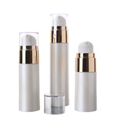 stock 20,30,50ml PP airless pump bottle with UV airless pump and AS cap empty cosmetic bottle Manufacturer Wholesale Factory Supplier