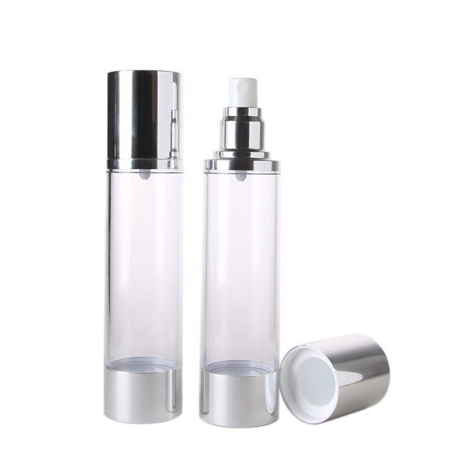 stock 15/20/30/50/80/100/120ml aluminum AS airless bottle Manufacturer Wholesale Factory Supplier