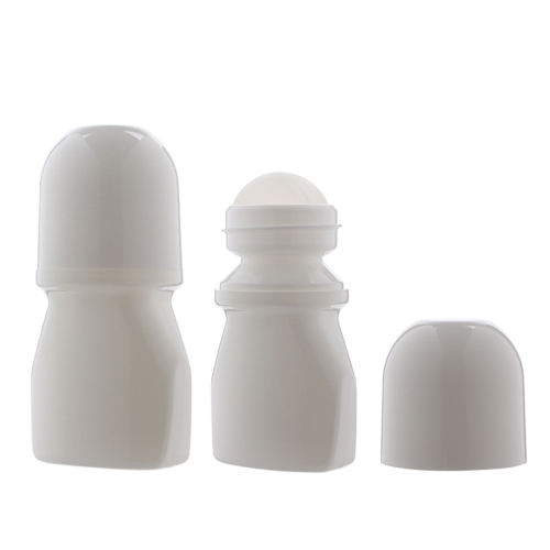 plastic white 50ml roll on bottle with roller Manufacturer Wholesale Factory Supplier