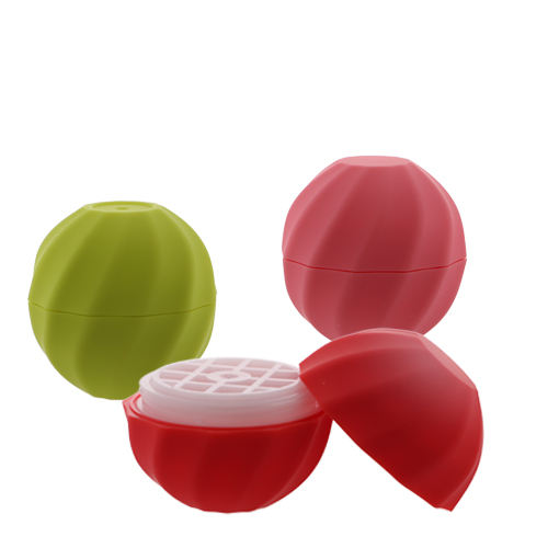 stock plastic ball shape 7g lip balm tube for cream manufacturer wholesale supplier factory
