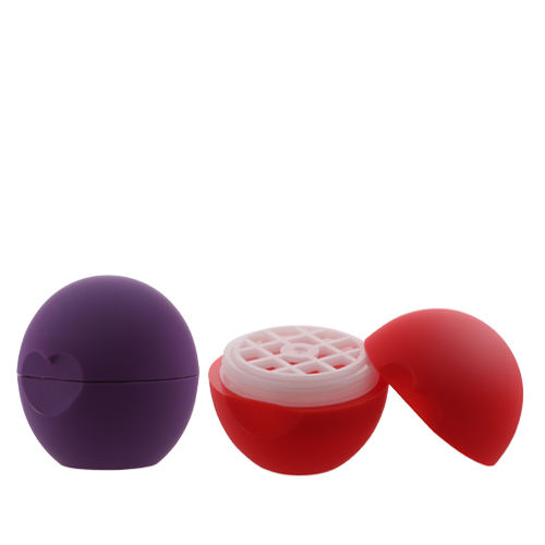 stock plastic pp abs ball shape 7g lip balm tube manufacturer wholesale supplier factory