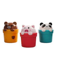 stock 30ml cute plastic animal shape cosmetic jar PP Manufacturer Wholesale Factory Supplier