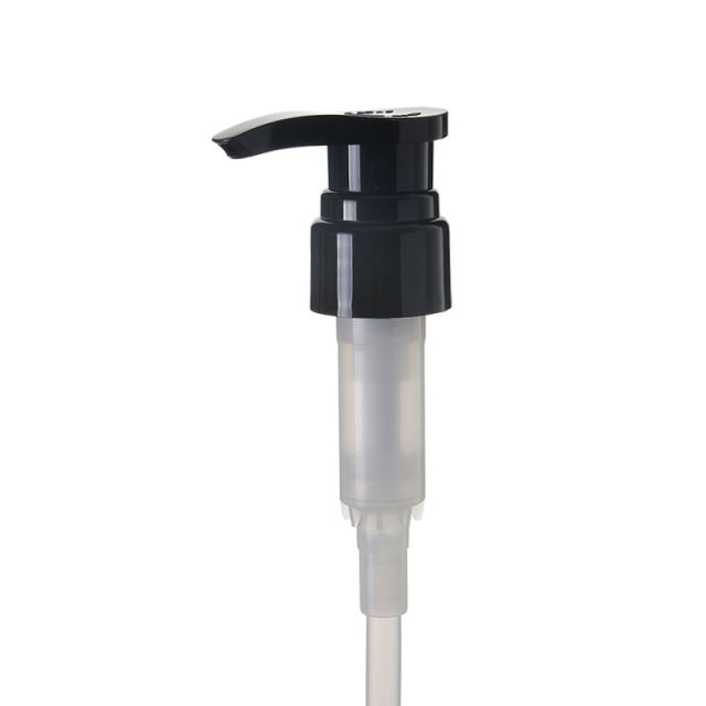 stock 28/410 plastic black Lotion pump left-right locked pump Manufacturer Wholesale Factory Supplier