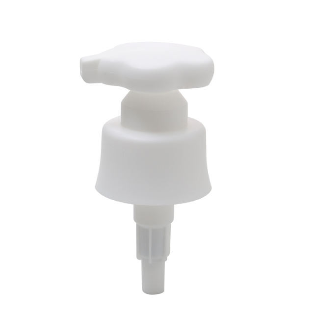 stock 28/410 plastic white Lotion pump pure color pump flower shaped pump head Manufacturer Wholesale Factory Supplier